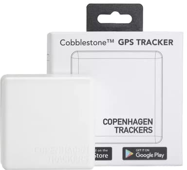 Cobblestone GPS-tracker (vit)