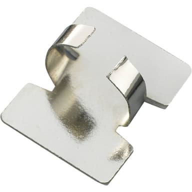 TRU COMPONENTS 543619 Fästklämma självhäftande Silver 1