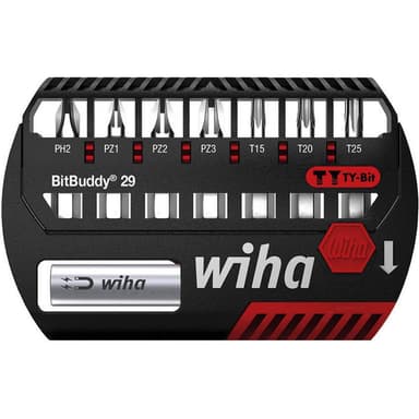 Wiha 42137 42137 Bit-Set 8 delar Stjärnspår Phillips,