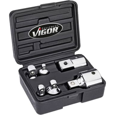 Hylsnyckeladapterset Drivning 1/4, 3/8, 1/2, 3/4 Output