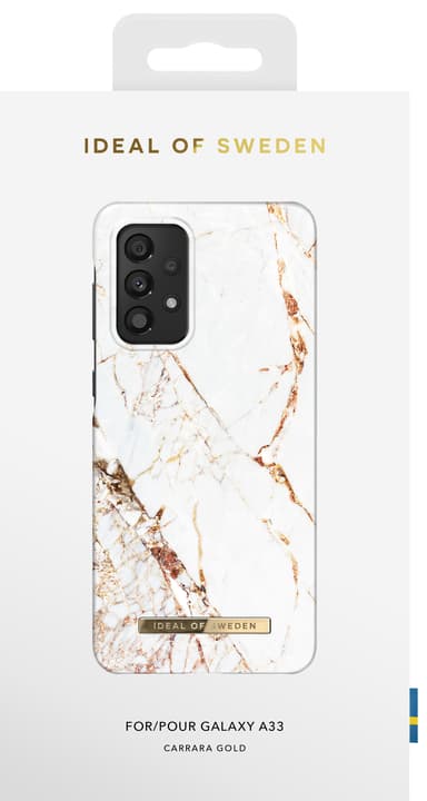 iDeal of Sweden Samsung Galaxy A33 skal (carrara-guld)