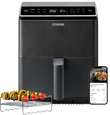Cosori Dual Blaze airfryer CAF-P583S-KEUR  (mörkgrå)