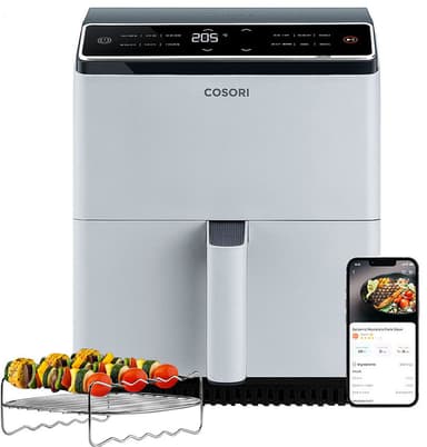 Cosori Dual Blaze airfryer CAF-P583S-AEUR (ljusgrå)