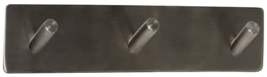 Home>it® självhäftande knopplist med 3 krokar 20 x 4 cm borstad krom