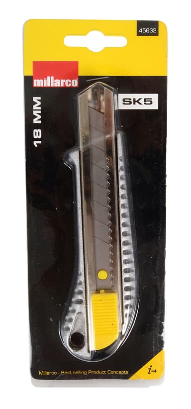 Millarco® metall-hobbykniv 18 mm