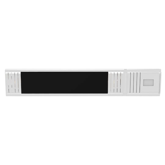 Home>it® infraröd terrassvärmare med wi-fi för väggmontering 1 500 W vitt/svart glas