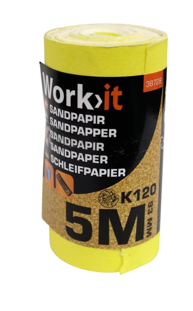 Work>it® sandpapper 9,3×500 cm K120
