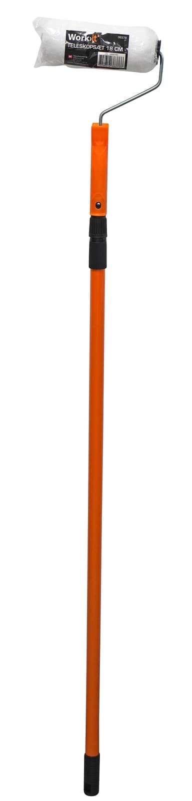 Work>it® färgroller 18 cm och teleskopstång 1,1–1,95 meter