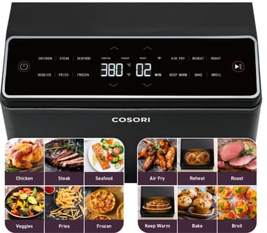 Cosori Dual Blaze airfryer CAF-P583S-KEUR  (mörkgrå)