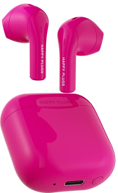 Happy Plugs Joy true wireless in ear-hörlurar (cerise)