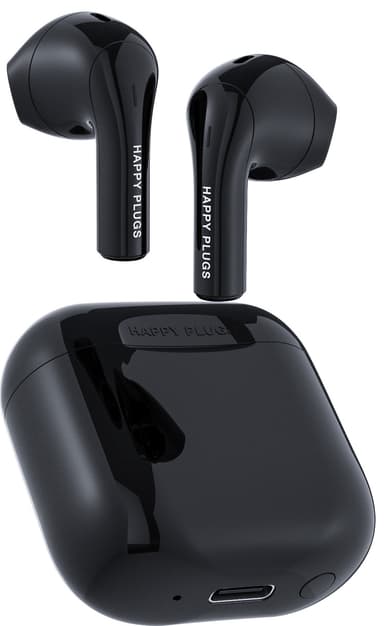 Happy Plugs Joy true wireless in ear-hörlurar (svarta)