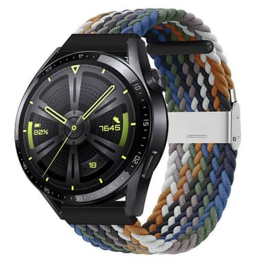 Flätat Elastiskt Armband Huawei Watch GT3 (46mm) - Cowboy