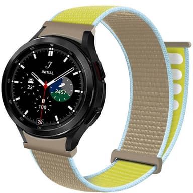 Nylon Armband No-Gap Samsung Galaxy Watch 4 Classic (42mm) - Camel