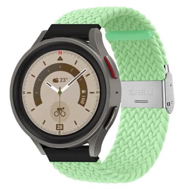 Flätat Elastiskt Armband Samsung Galaxy Watch 5 Pro (45mm) - Pistachi
