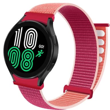 Nylon Armband No-Gap Samsung Galaxy Watch 4 (40mm) - Pomegranate
