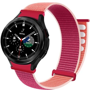 Nylon Armband No-Gap Samsung Galaxy Watch 4 Classic (42mm) - Pomegrana