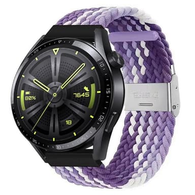 Flätat Elastiskt Armband Huawei Watch GT3 (46mm) - Gradient purple