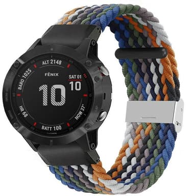 Flätat Elastiskt Armband Garmin Fenix 6 - Cowboy