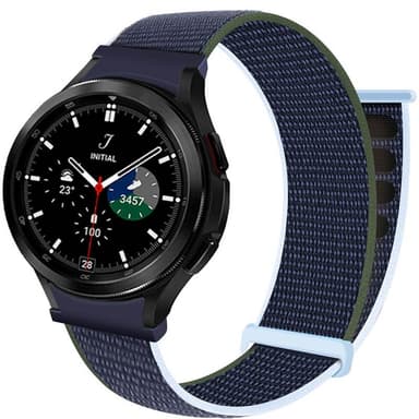 Nylon Armband No-Gap Samsung Galaxy Watch 4 Classic (46mm) - Abyss