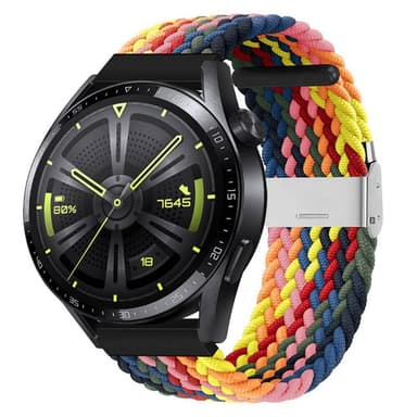 Flätat Elastiskt Armband Huawei Watch GT3 (46mm) - Rainbow