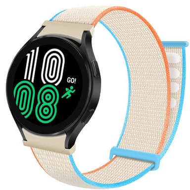 Nylon Armband No-Gap Samsung Galaxy Watch 4 (44mm) - Cream