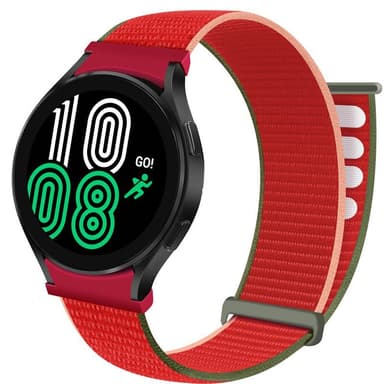 Nylon Armband No-Gap Samsung Galaxy Watch 4 (40mm) - Strawberry