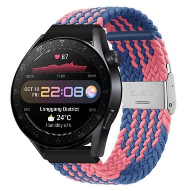 Flätat Elastiskt Armband Huawei Watch 3 Pro (48mm) - Blue Powder