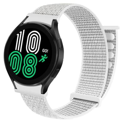 Nylon Armband No-Gap Samsung Galaxy Watch 4 (40mm) - Summit White