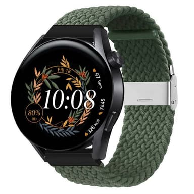Flätat Elastiskt Armband Huawei Watch GT3 (42mm) - Army
