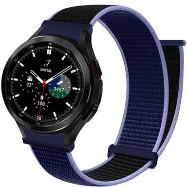 Nylon Armband No-Gap Samsung Galaxy Watch 4 Classic (46mm) - Midnight