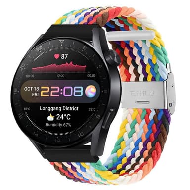 Flätat Elastiskt Armband Huawei Watch 3 Pro (48mm) - Pride Edition