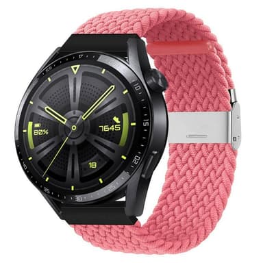 Flätat Elastiskt Armband Huawei Watch GT3 (46mm) - Aprikos