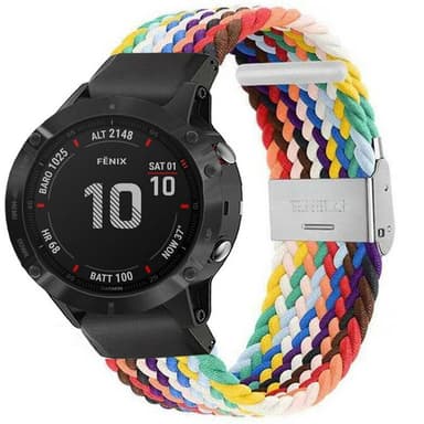 Flätat Elastiskt Armband Garmin Fenix 6 - Pride Edition