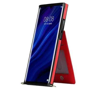 Zipper necklace case Huawei Mate 20 Lite - Röd