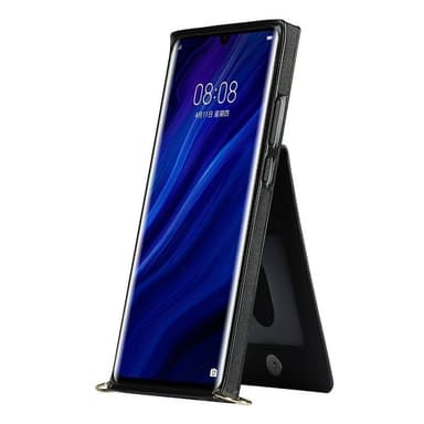 Zipper necklace case Huawei Mate 20 - Svart