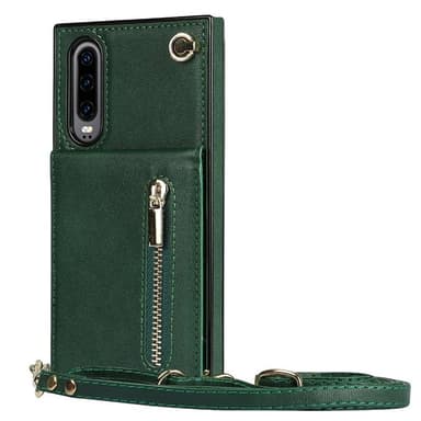Zipper necklace case Huawei P30 - Grön