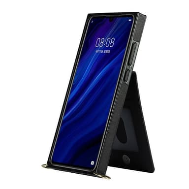 Zipper necklace case Huawei P30 - Svart