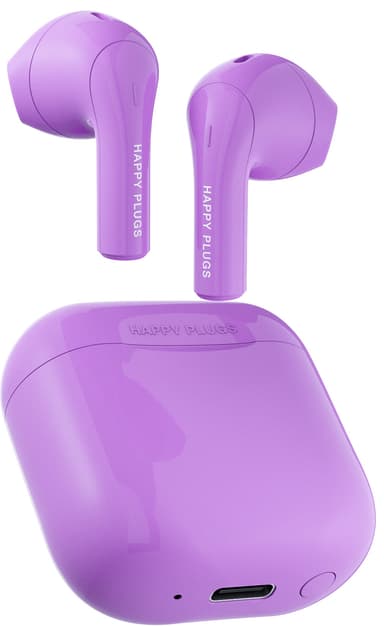 Happy Plugs Joy true wireless in ear-hörlurar (lila)