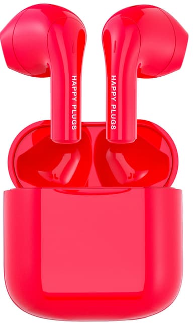 Happy Plugs Joy true wireless in ear-hörlurar (röda)