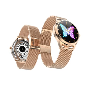 Multifunktionell smartwatch med flera sportlägen Guld
