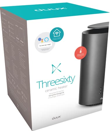 Duux Threesixty Smart 2 värmefläkt 25658 (grå)