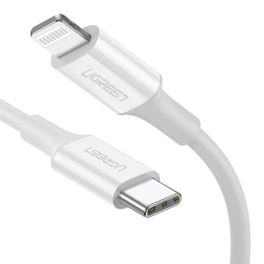 USB typ-C till Lightningkabel MFI 2m Vit