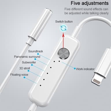 Lightning till 3.5mm Ljudadapter