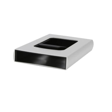 Korthållare med klämma och RFID-skydd Silver