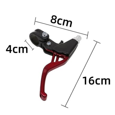Bromshandtag för cykel handbroms 1 par Röd 22 mm