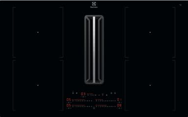 Electrolux Serie 800 Induktionshäll med fläkt HHOB875S (83cm)