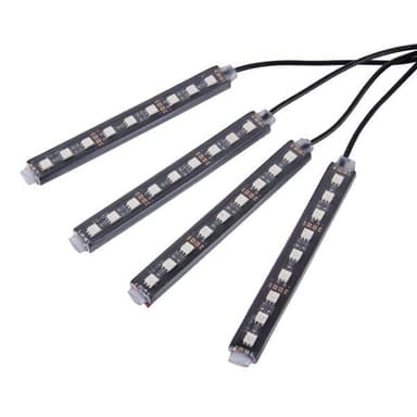 Belysning bilgolv 36st LED 4i1 RGB Neon - Fjärr