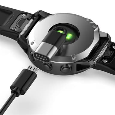 Laddningsadapter med Micro-USB till Garmin-klockor