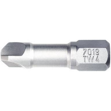 Tri-Wing-Bit 4 Wiha Krom-vanadin-stål härdad, seg C 6.3