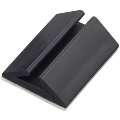 TRU COMPONENTS 93013c919c Kabelhållare Svart 1 st